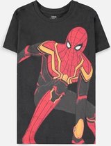 Marvel SpiderMan Kinder Tshirt -Kids 158- Zwart