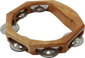 Muziekinstrumenten - Tamboerijn - Hout - Bruin - 18x16x3 cm - Indonesie - Sarana - Fairtrade