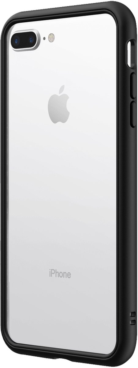 Apple iPhone 7 Plus Hoesje - Rhinoshield - CrashGuard NX Serie - Hard Kunststof Bumper - Zwart - Hoesje Geschikt Voor Apple iPhone 7 Plus