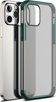 Apple iPhone 12 Hoesje - Mobigear - Shockproof Serie - Hard Kunststof Backcover - Groen - Hoesje Geschikt Voor Apple iPhone 12