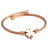 Armband rose statement clover