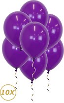 Paarse Helium Ballonnen 2024 NYE Verjaardag Versiering Feest Versiering Ballon Halloween Paars Decoratie - 10 Stuks