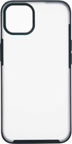 Shop4 - iPhone 13 mini Hoesje - Harde Back Case Mat Transparant Groen