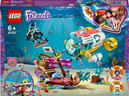 LEGO Friends La mission de sauvetage des dauphins 41378 – Kit de  construction (363 pièces) | bol.com