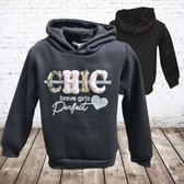 Papillon kindertrui Chic zwart -Papillon-134/140-Hoodie meisjes