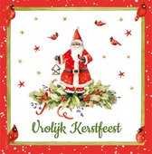 Kaart - Kerst - Janneke Brinkman - Vrolijk kerstfeest - KJM20 - 120x122mm