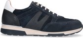 Van Lier - Heren - Donkerblauwe suède sneakers - Maat 42