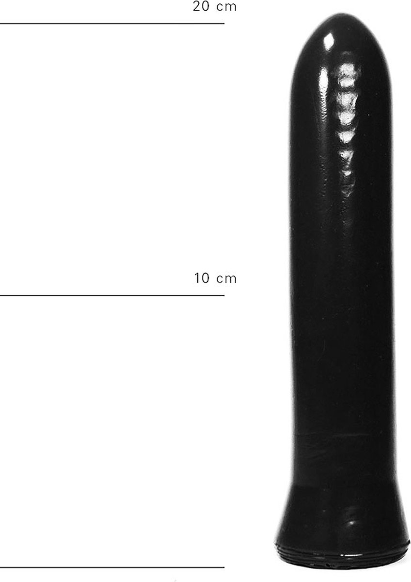Goedkoopste All Black Klassieke zwarte dildo 22.5 cm