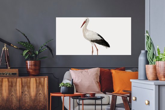 Sticker enfant - Muursticker enfant - Décoration chambre d'enfant - Cigogne - Vogel - Animaux - Garçons - Enfants - Filles - 120x60 cm