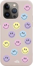 iPhone 11 Pro Case - Smiley Colors Beige - iPhone Plain Case