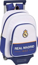 Schoolrugzak met Wielen Real Madrid C.F. (28 x 10 x 67 cm)