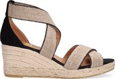 Kanna Laura Espadrilles - Dames - Zwart - Maat 35