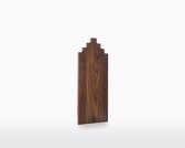 Planche de service en bois Amsterdam Canal House - Noyer - Dimensions du produit: 50 (50 x 19 x 2,2 cm)