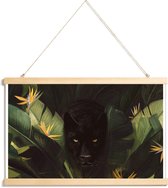 JUNIQE - Posterhanger Panther -20x30 /Groen