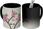 Magische Mok - Foto op Warmte Mok - Stilleven - Bloemen - Paars - 350 ML