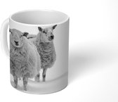 Mok - Schapen - Sneeuw - Wit - 350 ML - Beker