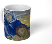 Mok - Koffiemok - Pietà (naar Delacroix) - Vincent van Gogh - Mokken - 350 ML - Beker - Koffiemokken - Theemok