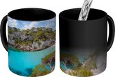 Magische Mok - Foto op Warmte Mok - Strand tussen de rotsen - 350 ML