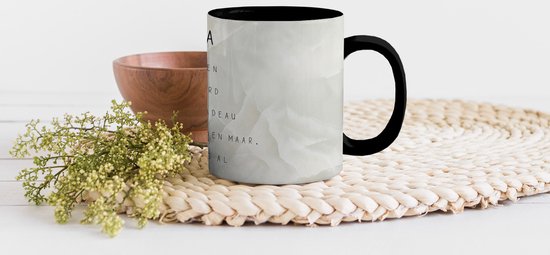 Mug Magique - Mug Photo Chaud - Fête des Mères - You've Got Us Déjà - Marbre Wit - 350 ML - Mug avec Texte