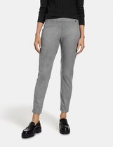 GERRY WEBER Dames Broek met fluweelachtige touch Kiesel-46