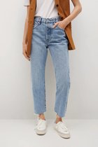 Mango Jeans Rechte Enkellange Jeans 17010593 Tm Dames Maat - W42