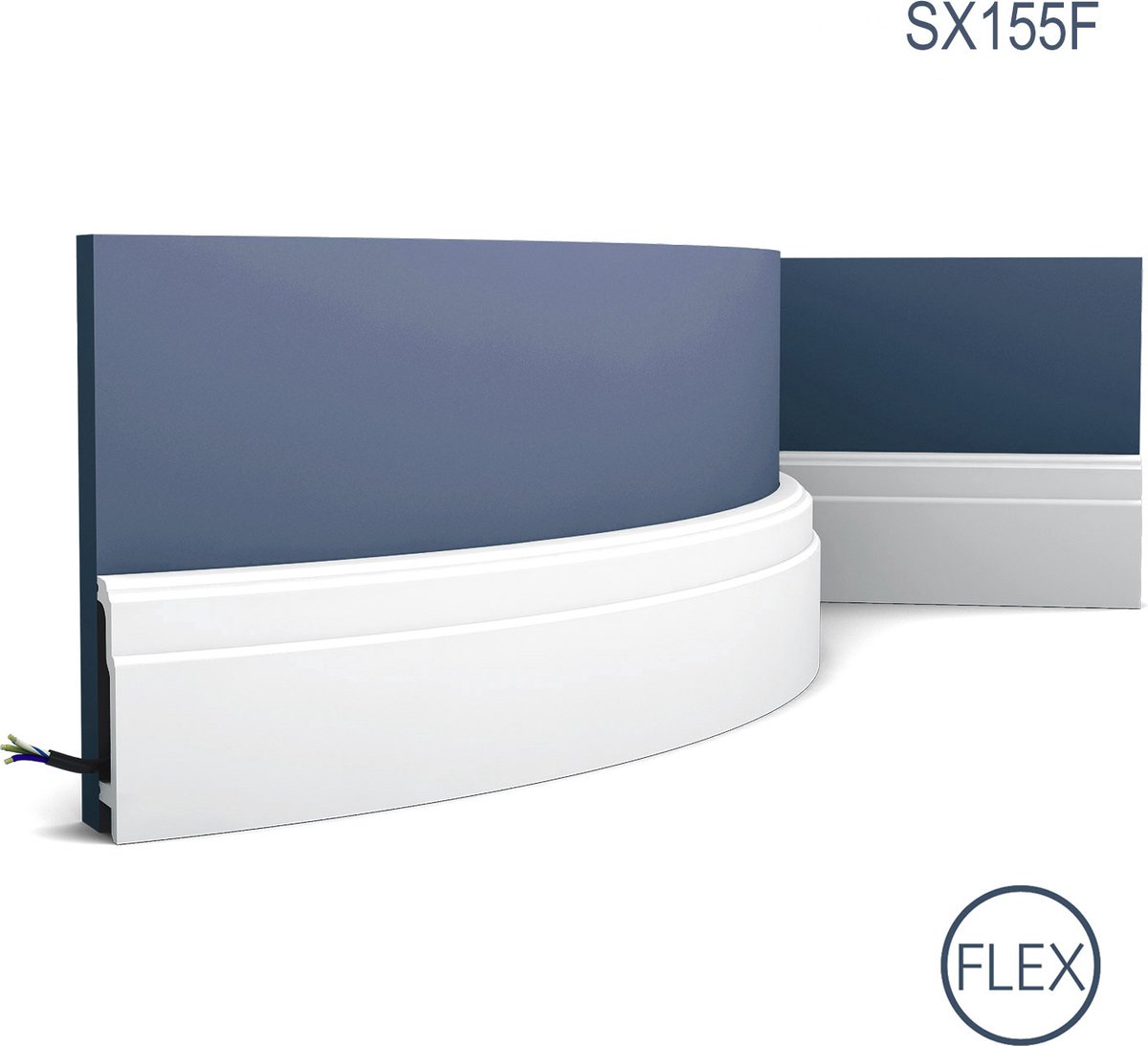 SX155F Flex plint 108 x 25mm