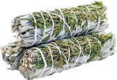 Witte Salie & Ruda Rue Smudge Stick 10cm