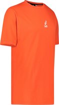 T-shirt met print Oranje