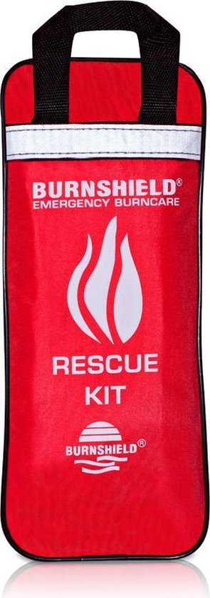 Burnshield Rescue Kit - Complete set met diverse brandwonden kompressen en flacons met verkoelende brandwondengel