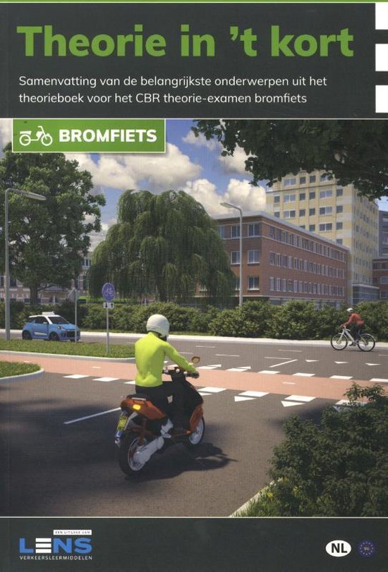 Boek cover Lens verkeersleermiddelen  -   Theorie in t kort bromfiets van P. Somers (Paperback)