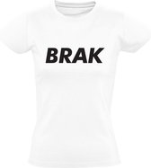 Brak | Dames T-shirt | Wit | Hangover | Kater | Feest | DranK