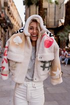 Goosecraft Jas Lola Spray Coat 112151002 Antique White Dames Maat - M