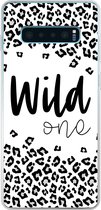 Geschikt voor Samsung Galaxy S10 Lite hoesje - Quotes - Spreuken - Wild one - Siliconen Telefoonhoesje