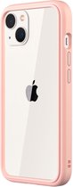 Apple iPhone 13 Mini Hoesje - Rhinoshield - CrashGuard NX Serie - Hard Kunststof Bumper - Roze - Hoesje Geschikt Voor Apple iPhone 13 Mini