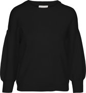 Minus Lupi Knit Pullover Truien & vesten Dames - Sweater - Hoodie - Vest- Zwart - Maat L