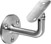 Leuninghouder variabel buis Ø48,3 mm RVS-304 mat geslepen model 0102