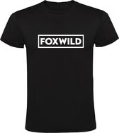 Foxwild | Kinder T-shirt 116 | Zwart | Massa is Kassa | Peter Gillis | Hatseflatse