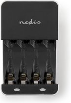 Chargeur de batteries Nedis pour batteries rechargeables AA / AAA