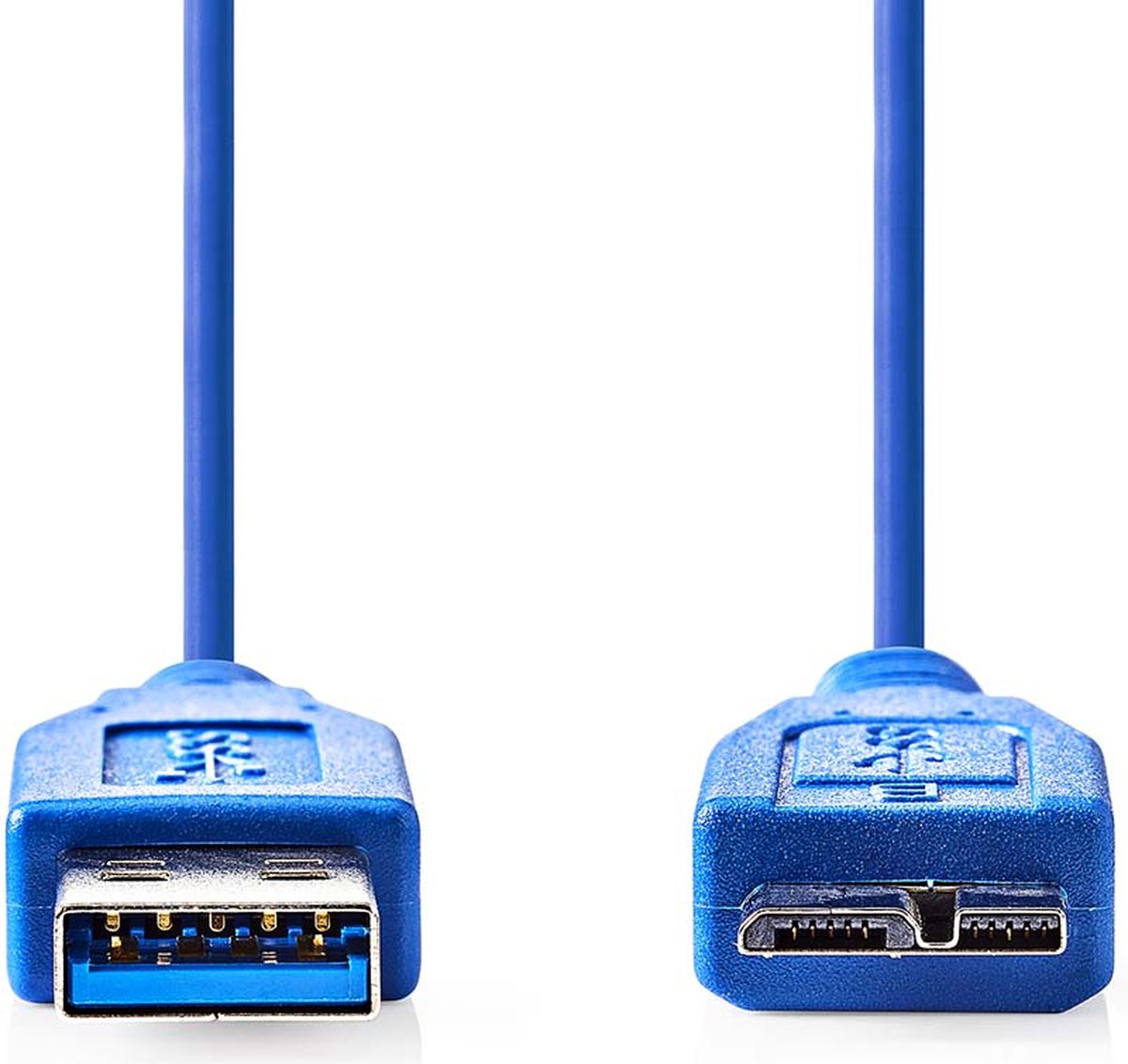 USB 3.0-Kabel | A Male - Micro-B Male | 1,0 m | Blauw