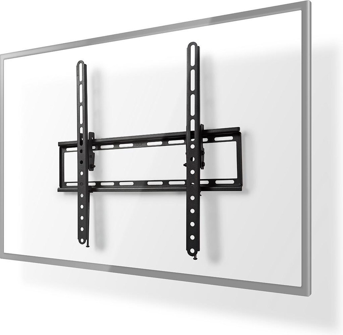 Nedis Kantelbare TV-Muurbeugel | 23-55 " | Maximaal schermgewicht: 35 kg | 12 ° | 38 mm | Staal | Zwart
