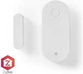 Slimme Deur/Raam Sensor - Zigbee 3.0 - Batterij Gevoed - Android / IOS - Wit