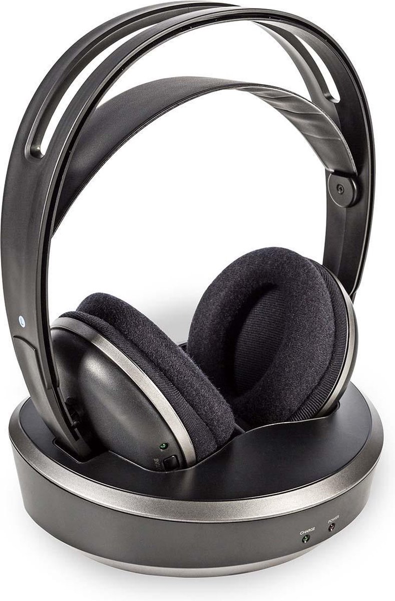 Nedis Draadloze TV-Koptelefoon Over-Ear 100 m Bereik - afbeelding 2