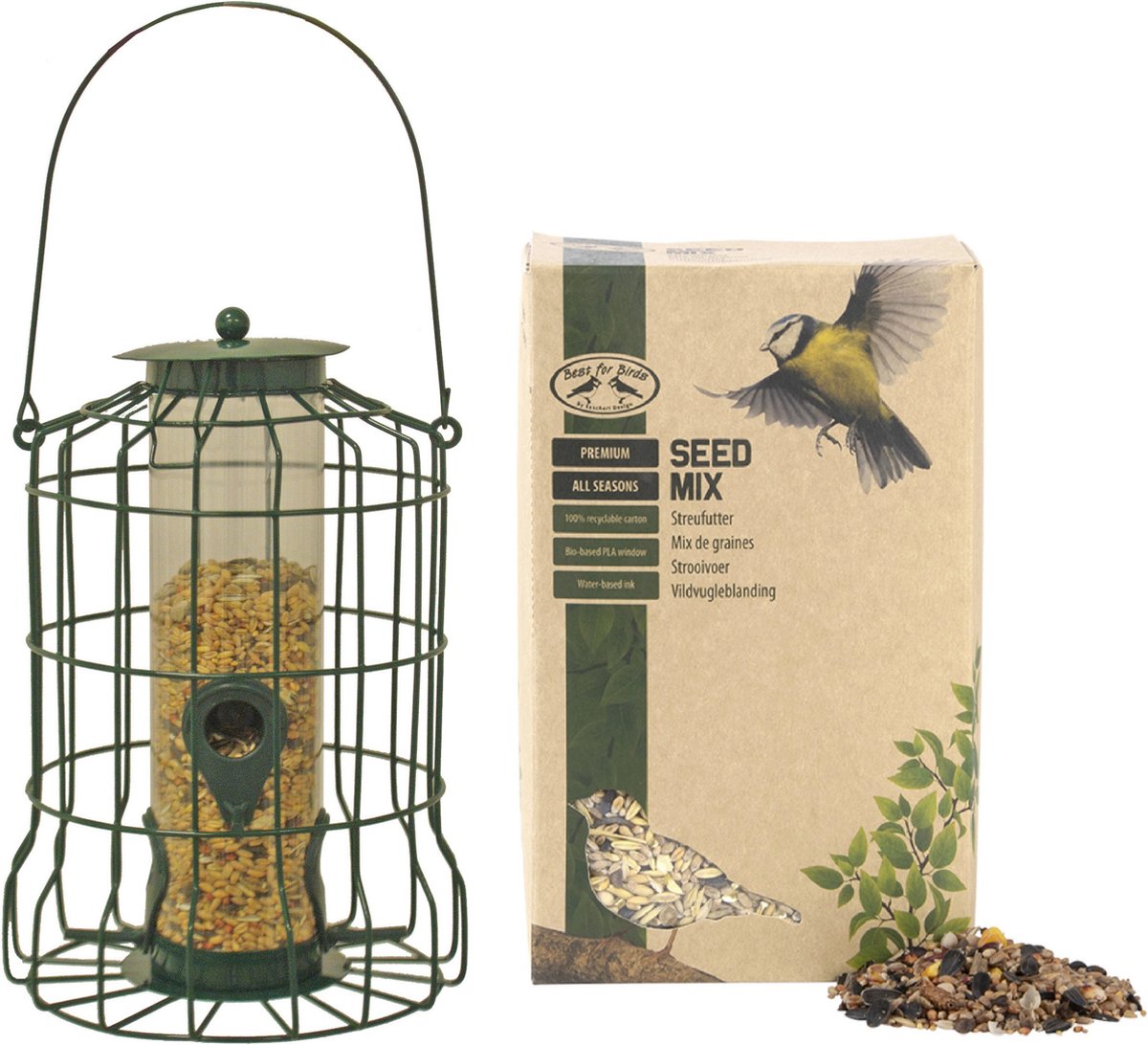 4-seizoenen Vogelvoer Strooivoer Voor Wilde Vogels 25 Kg - 4-seizoenen Mix, Natuurlijke Ingrediënten Tuinvogelvoer 25 Kg