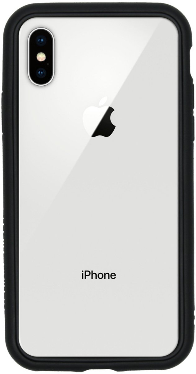 Apple iPhone XS Hoesje - Rhinoshield - CrashGuard NX Serie - Hard Kunststof Bumper - Zwart - Hoesje Geschikt Voor Apple iPhone XS