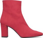 Giulia Ralia Enkellaarsjes - Enkelboots met rits - Dames - Rood - Maat 38