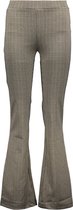 Jacqueline de Yong Broek Jdymandy Mia Flare Check Pant Jrs 15243104 Cobblestone/mini Check Dames Maat - XS