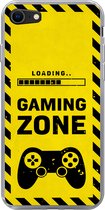 Geschikt voor iPhone SE 2020 hoesje - Gaming - Quotes - Controller - Gaming zone - Game - Siliconen Telefoonhoesje