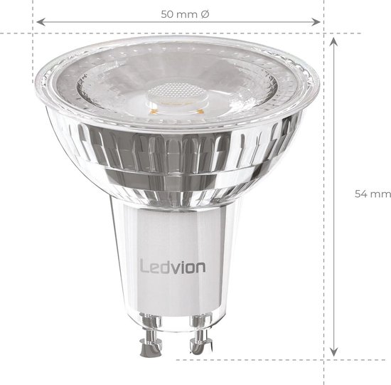 Dimmable 6,5 W - 10x Spots LED Samsung GU10 - Pack Avantage