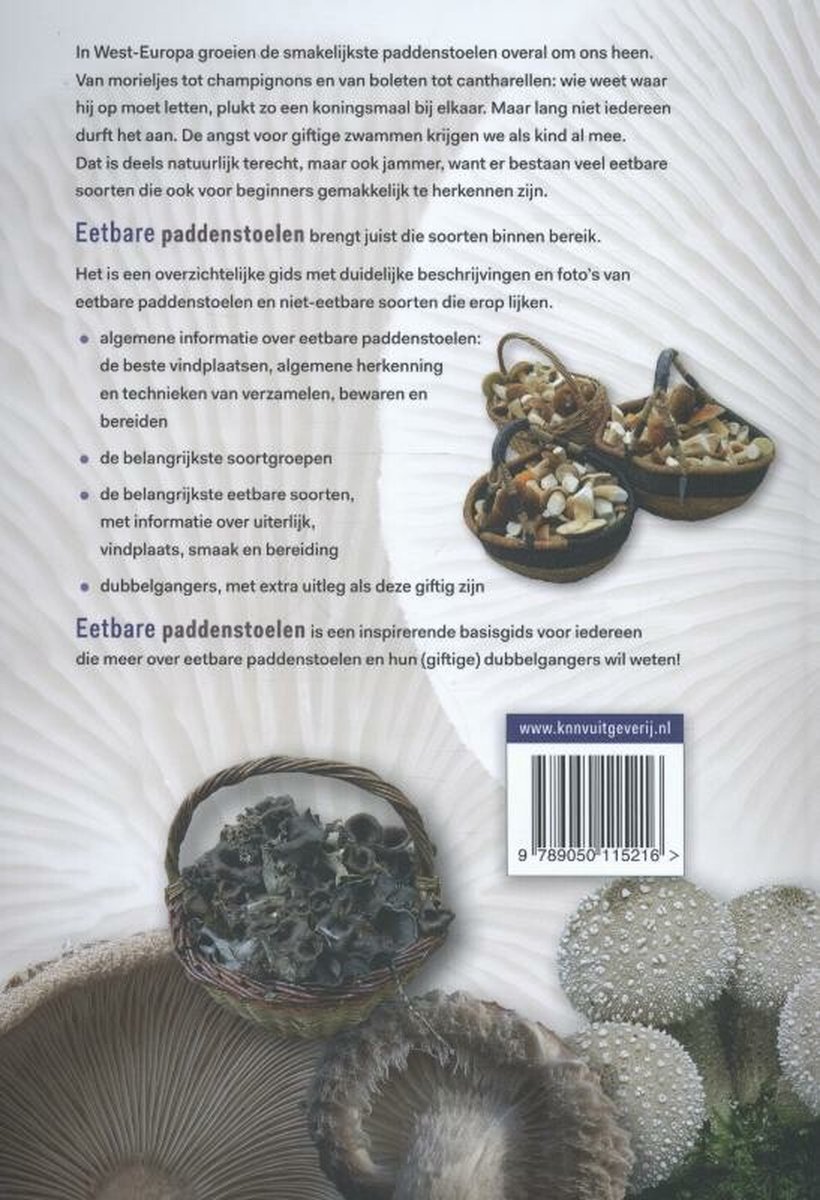 Eetbare paddenstoelen - back cover