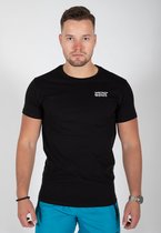 CLASSIC LOGO T-SHIRT - ZWART medium / Zwart